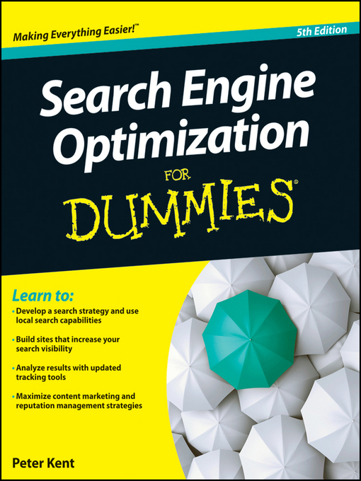 Title details for Search Engine Optimization For Dummies by Peter Kent - Available
